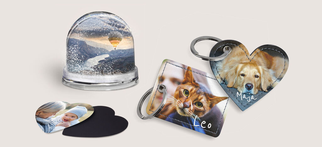 Objets de décoration personnalisés avec photos