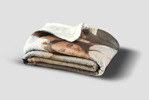 Plaid personnalisé avec une photo