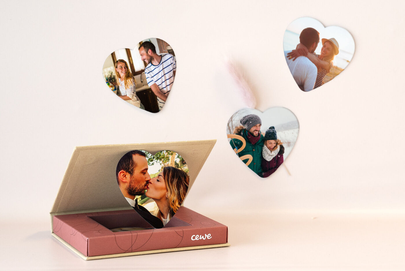 Magnets personnalisés cœur