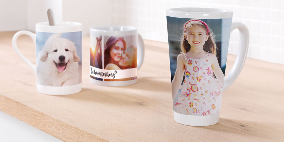 mugs personnalisés avec photos et textes