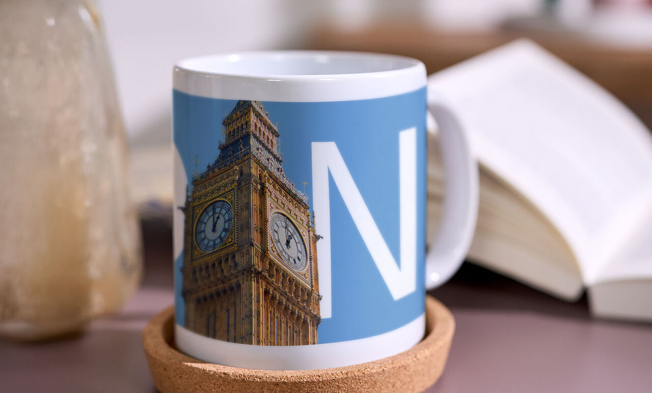 Mug moderne inspiré de Londres, avec
