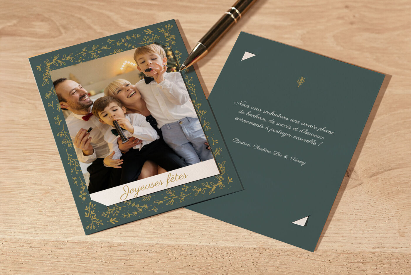 Carte de vœux personnalisée