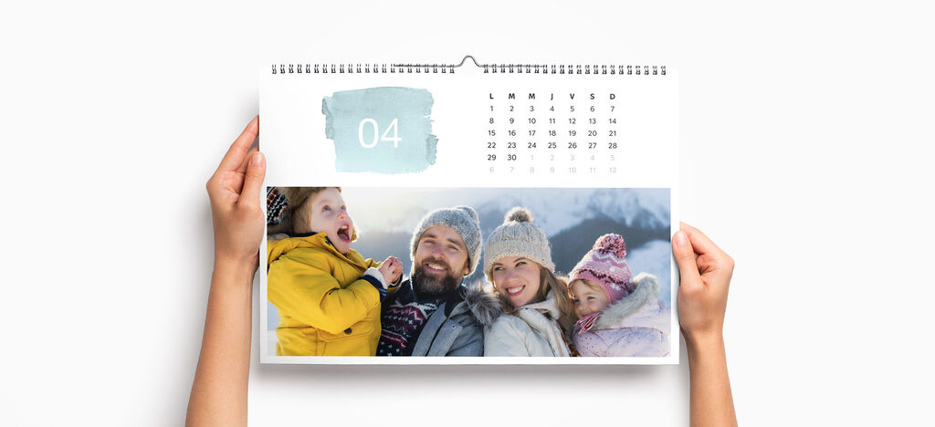 Calendrier photo mural A3 paysage