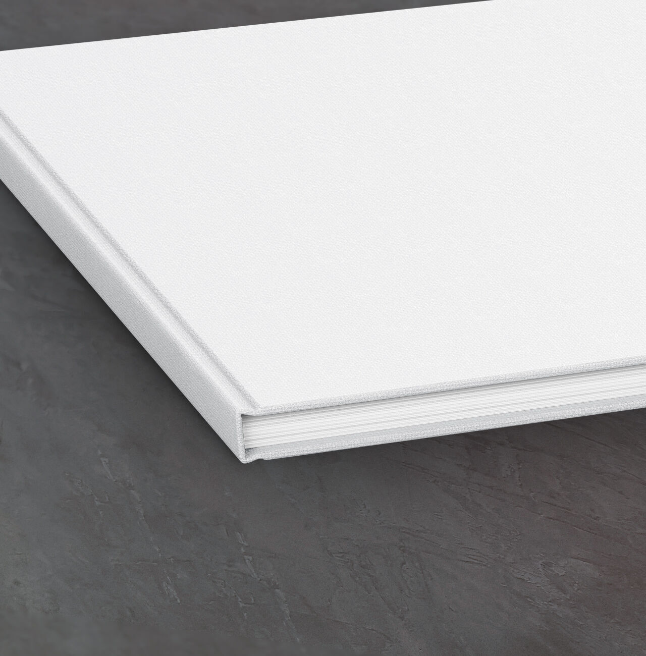 Couverture en cuir blanc d'un Livre Photo CEWE