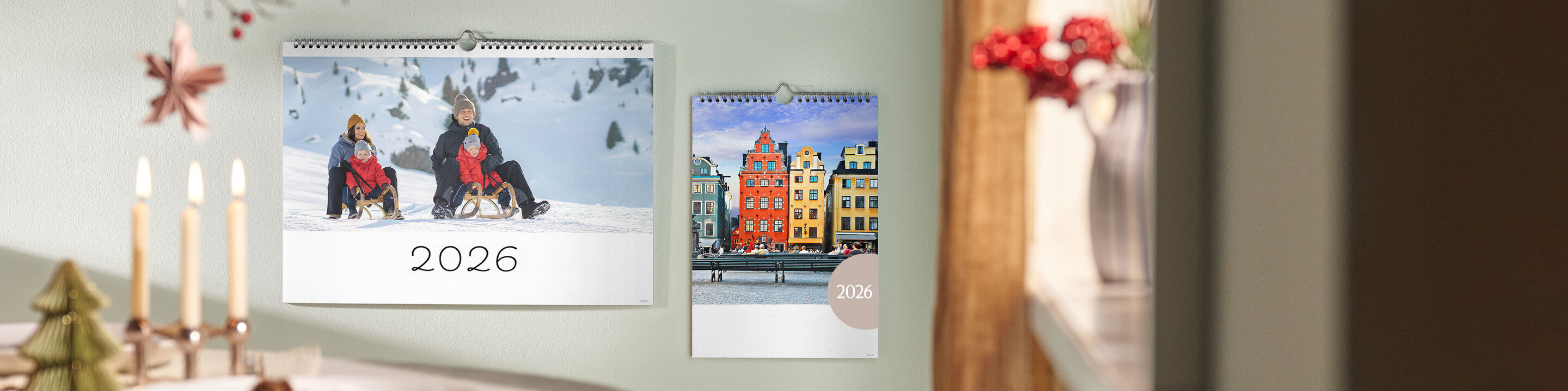 Calendrier mural personnalisé