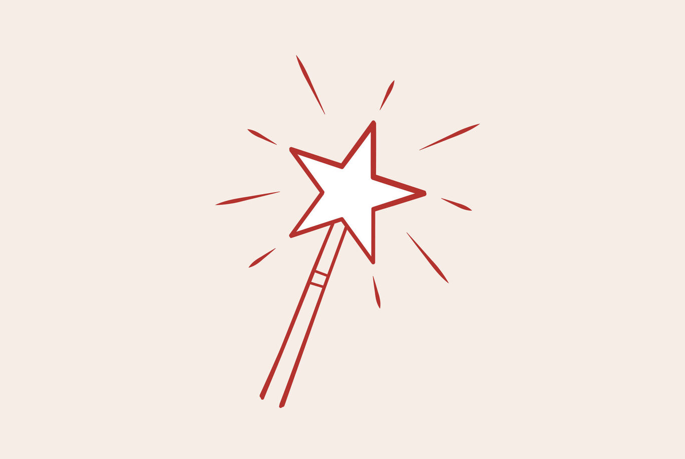 Assistant de création pour album photo : image d'une baguette magique