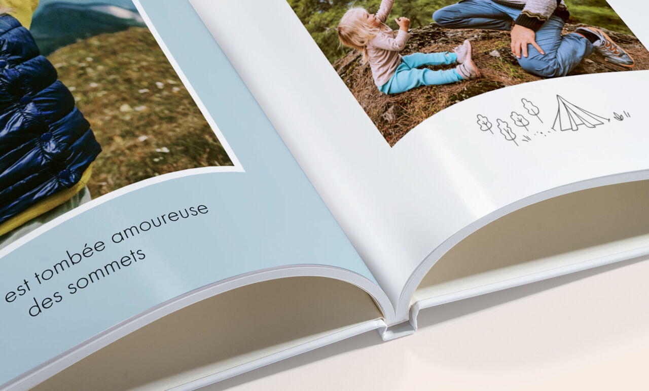 Album photo A4 ouvert