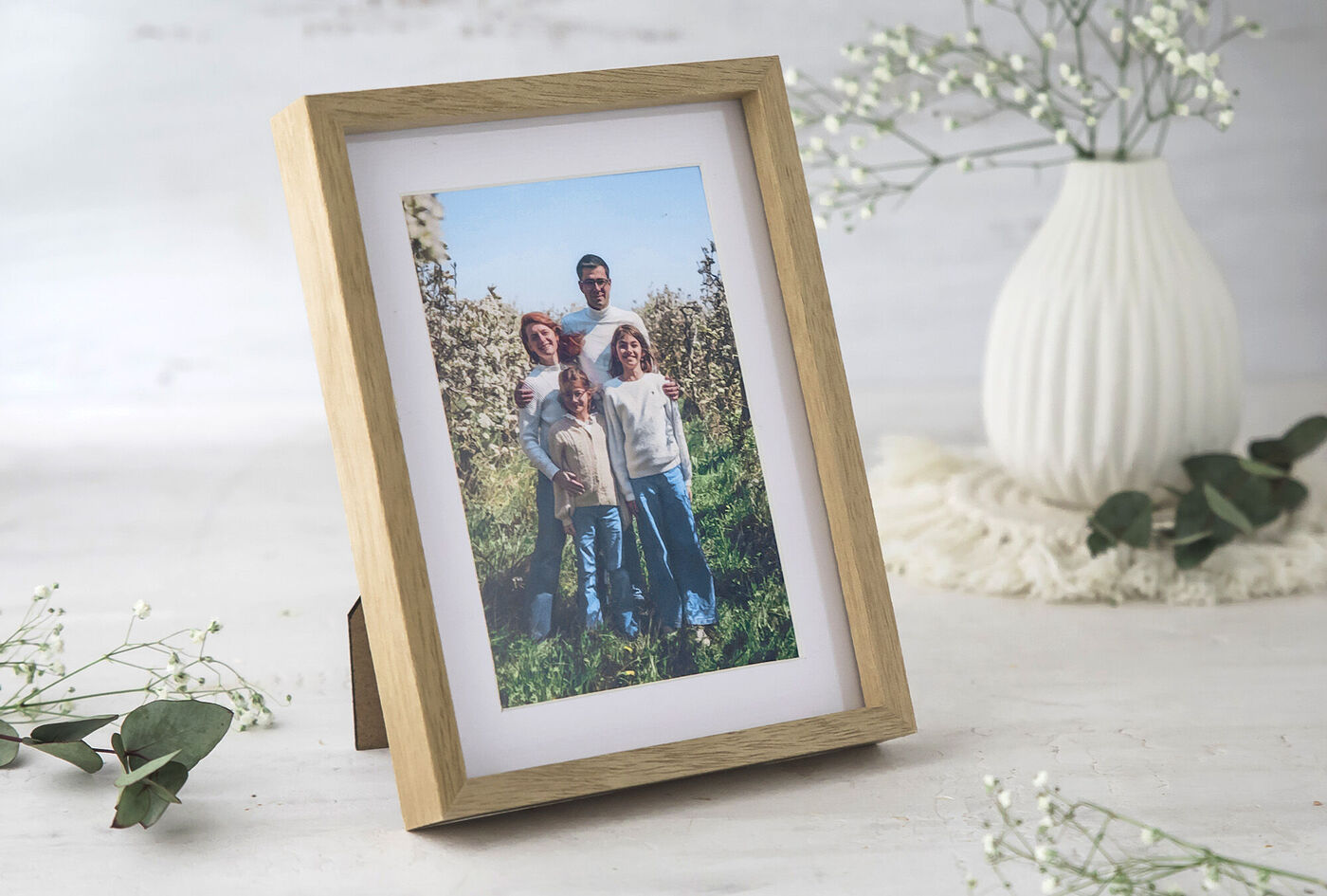 Photo de famille encadrée