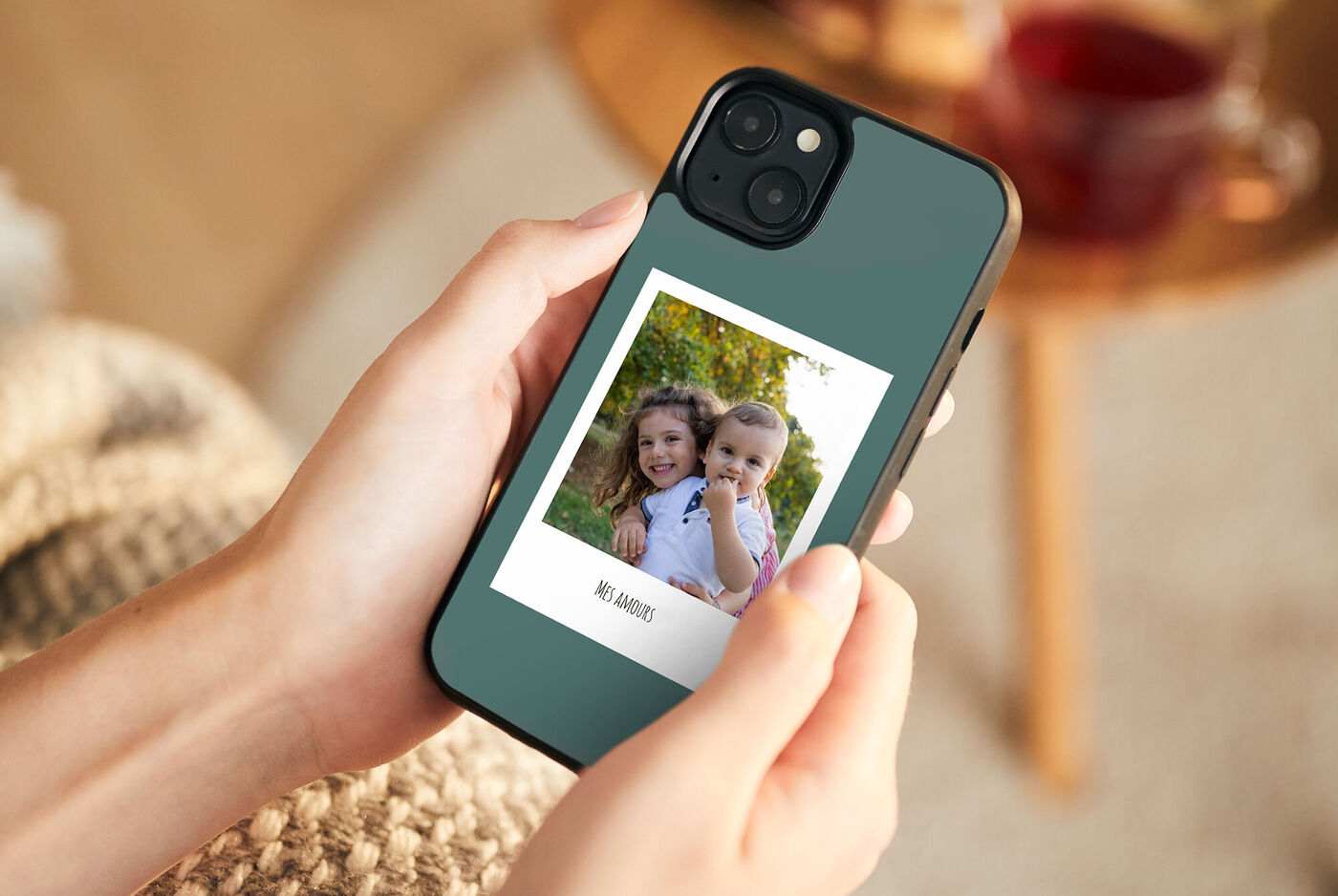 Coque smartphone personnalisée avec photo retro