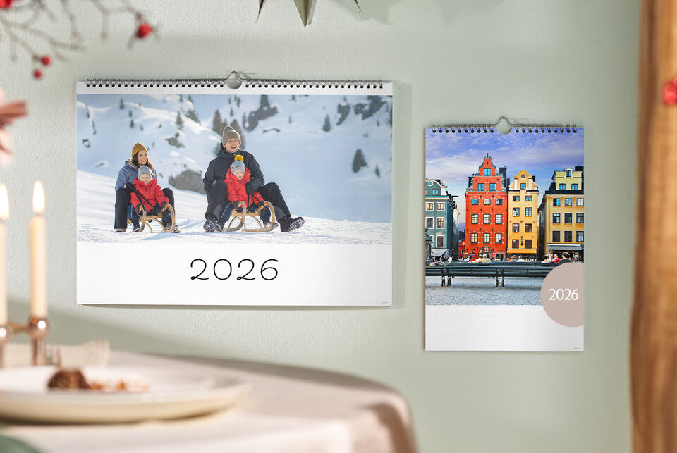 Calendrier mural personnalisé