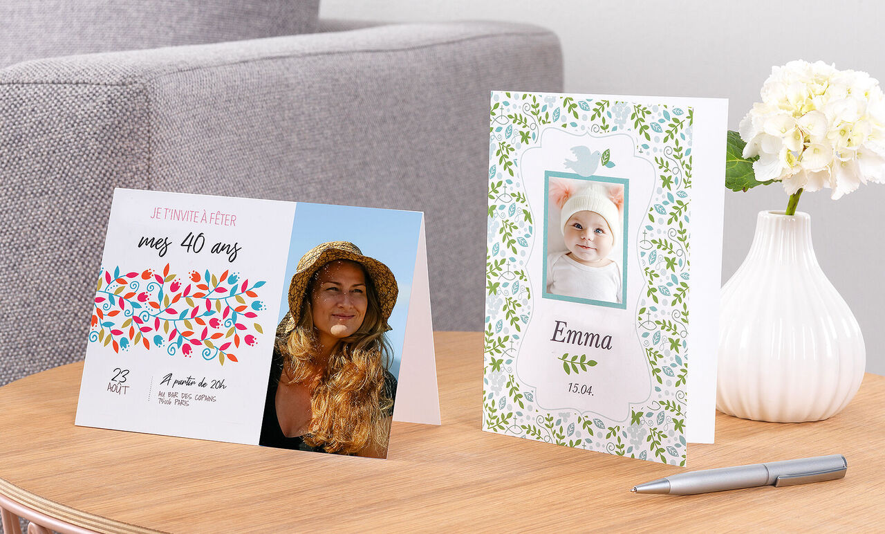 Cartes personnalisées cartes de vœux;11423