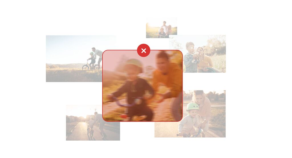 Un enfant joyeux fait du vélo dans un paysage ensoleillé