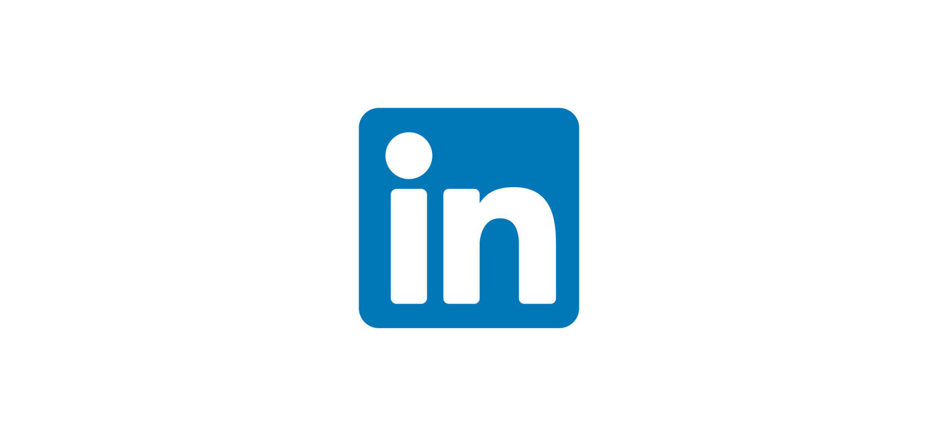 Logo de LinkedIn, le réseau social pour professionnels.