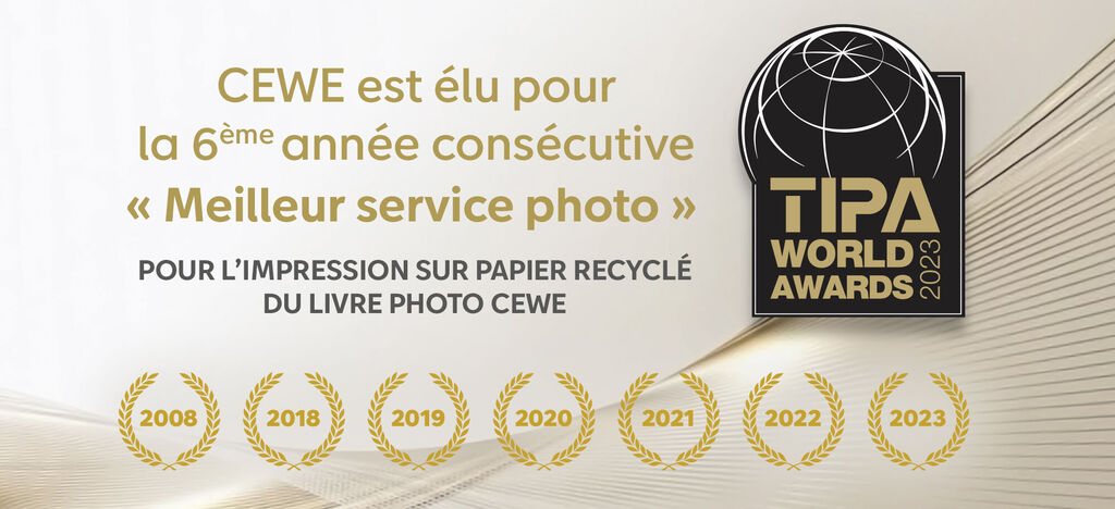 CEWE reçoit une récompense pour le meilleur service en produits photo.