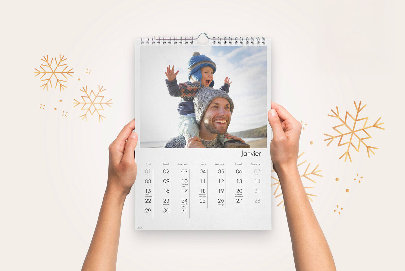 Calendrier photo A4 Portrait