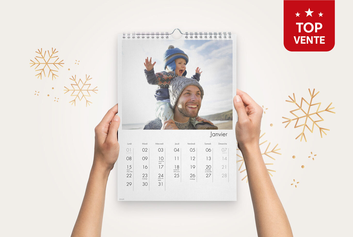 Calendrier photo A4 Portrait