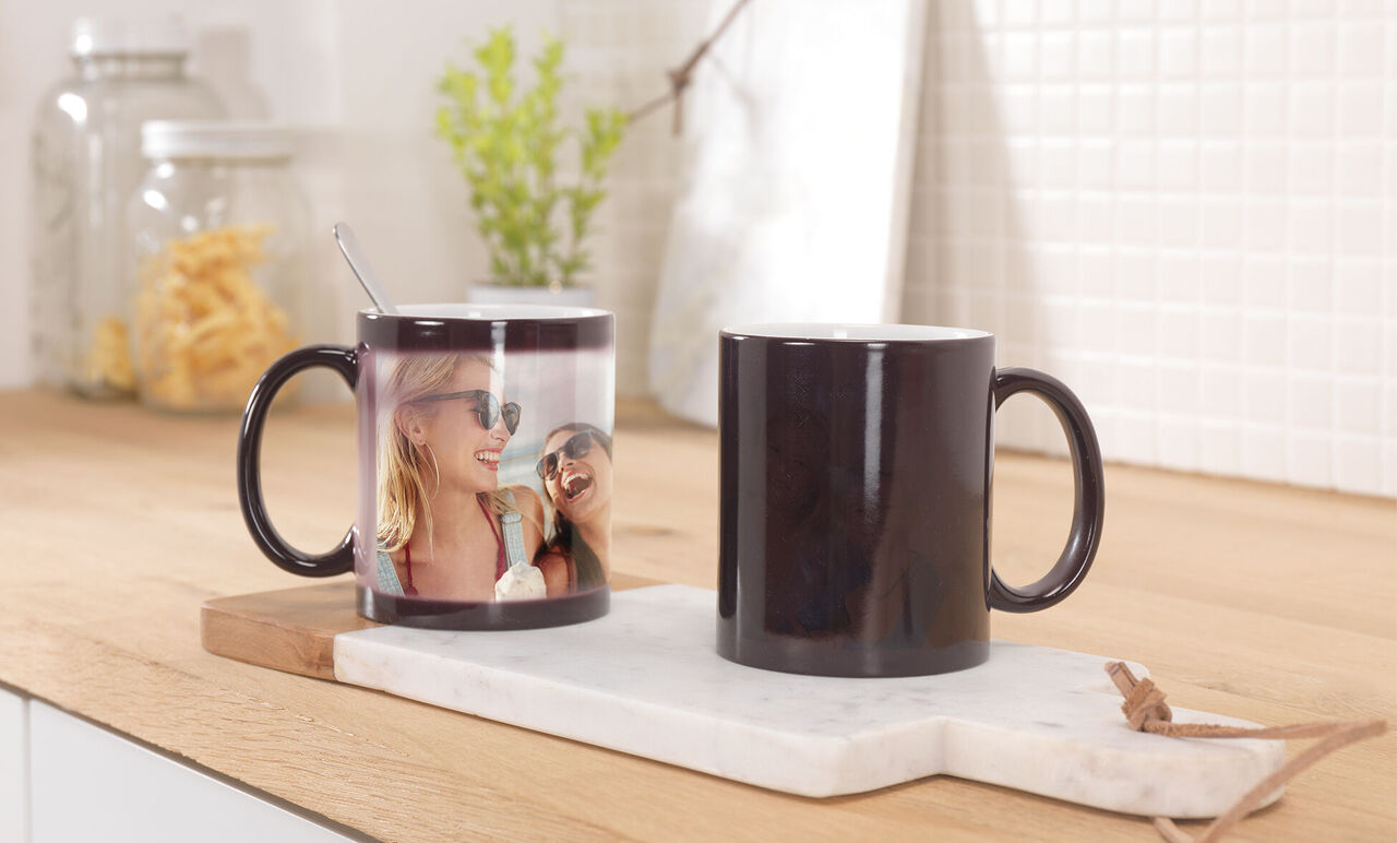 Mug magique personnalisé avec photo