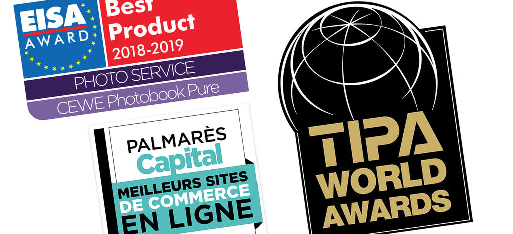Les prix pour CEWE, y compris le prix EISA et les TIPA World Awards, symbolisent qualité et reconnaissance.