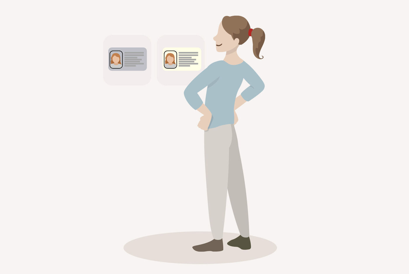 Illustration choix pièce d'identité