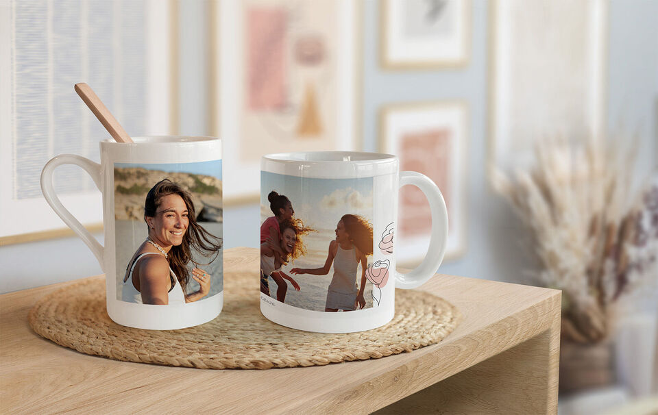mugs personnalisés avec photos et textes