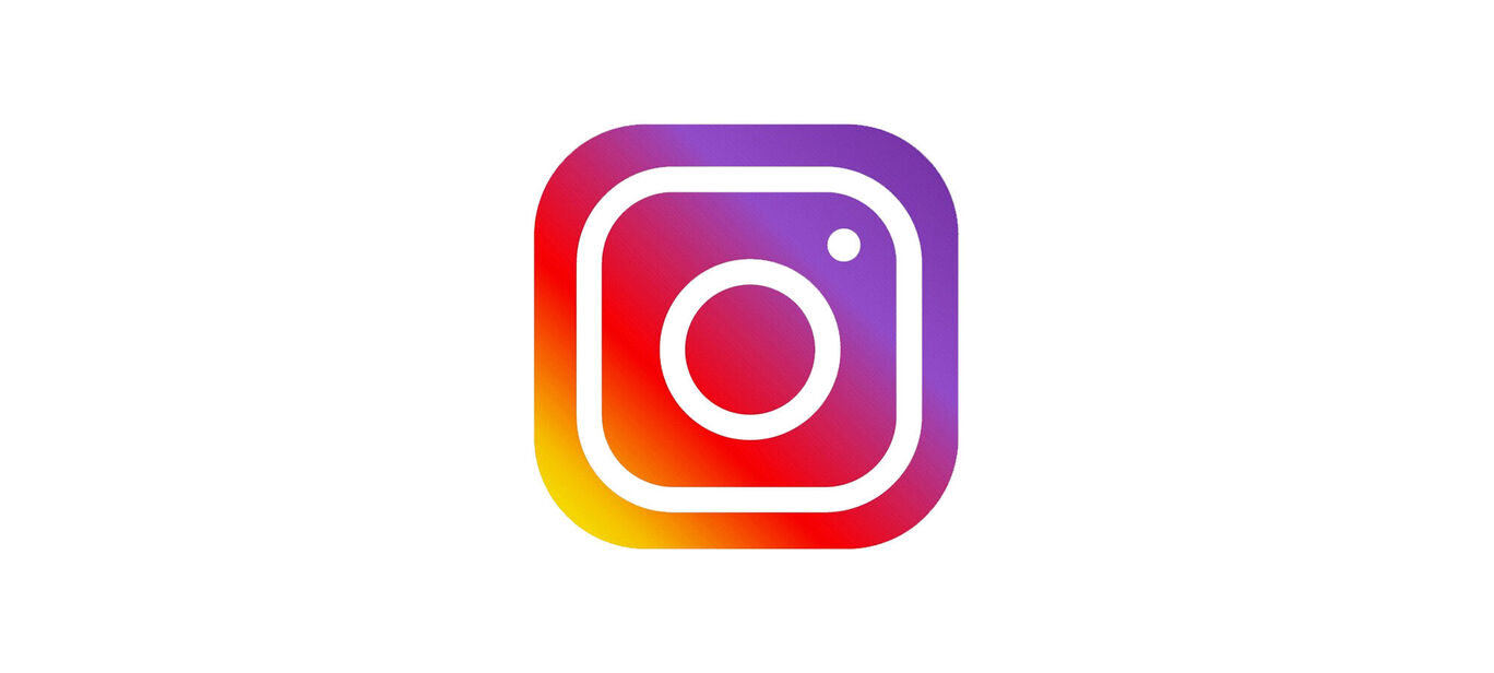 Logo Instagram en couleurs vives, montrant un appareil photo