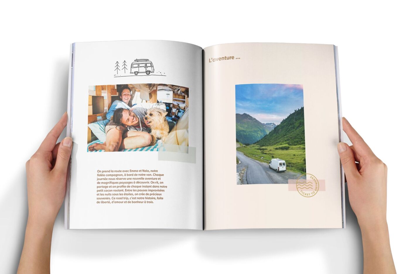 Album photo magazine souple