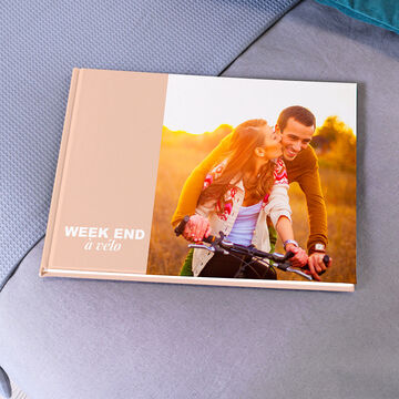 Album photo A4 Paysage avec couverture rigide