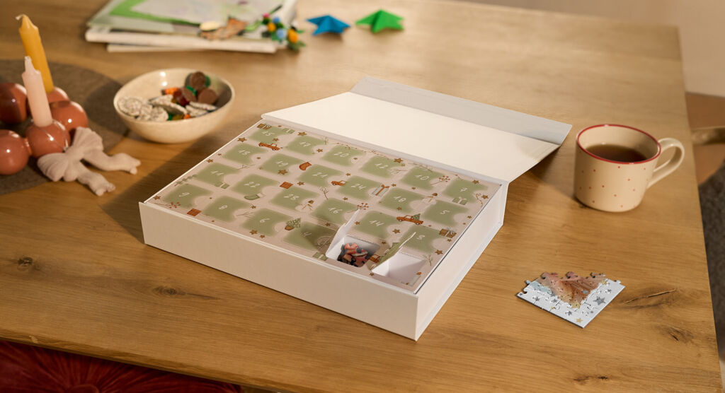 Calendrier de l’Avent puzzle personnalisé