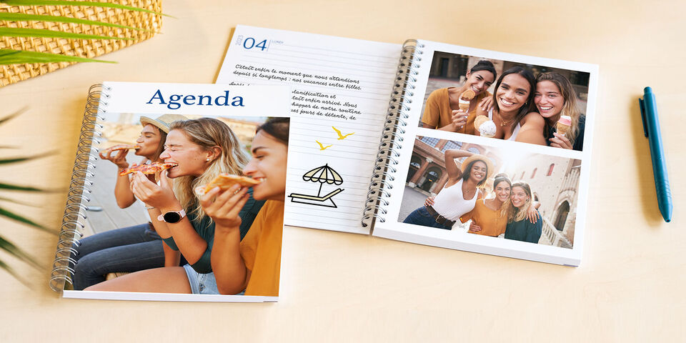 Agenda photo personnalisé