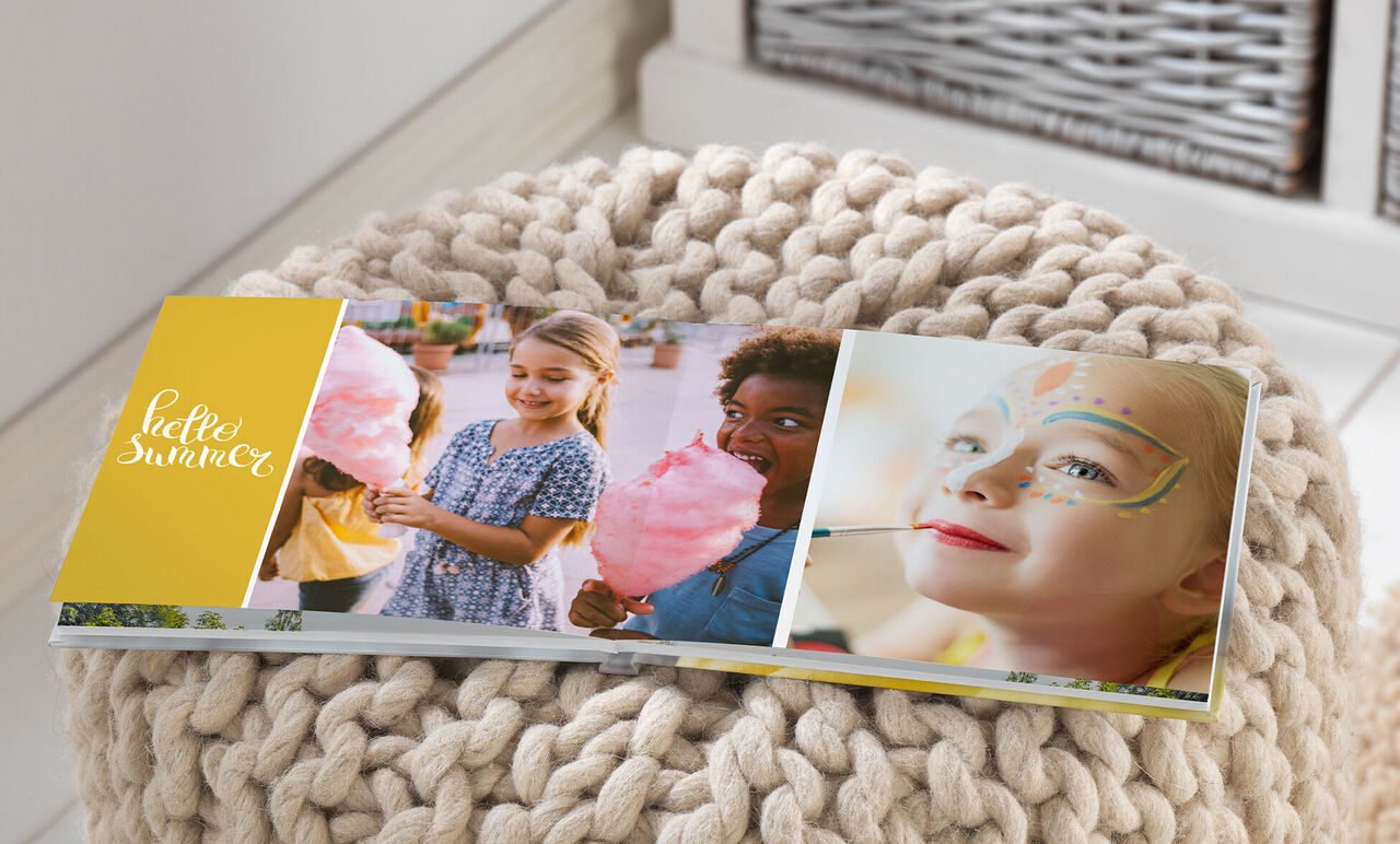 Livre photo A5 paysage ouvert