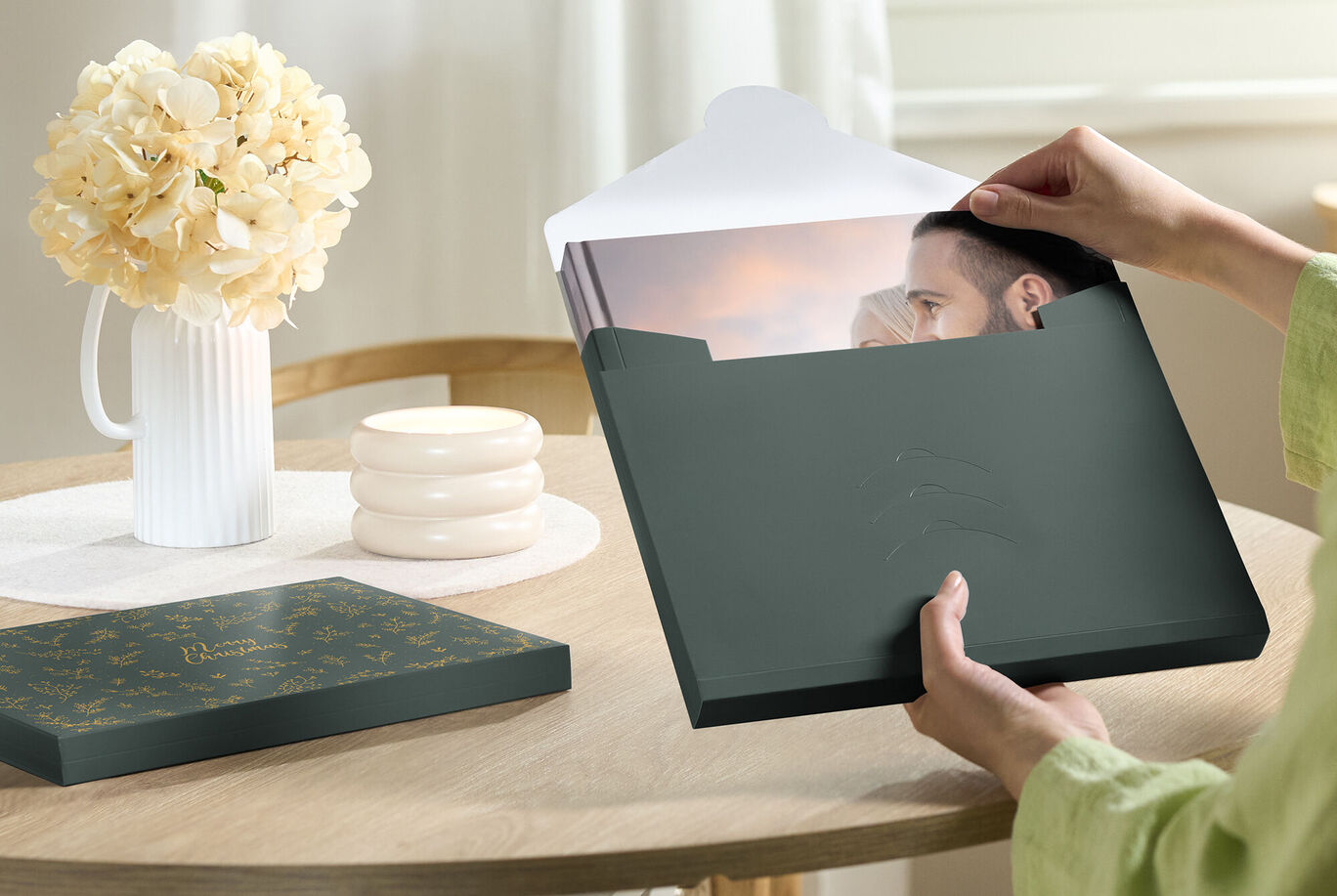 Pochette cadeau pour offrir un livre photo