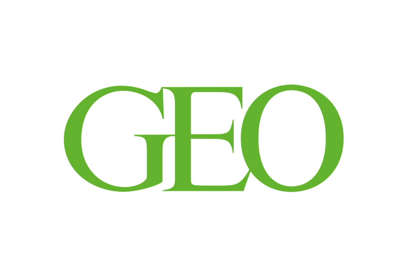 Logo de GEO en vert vif
