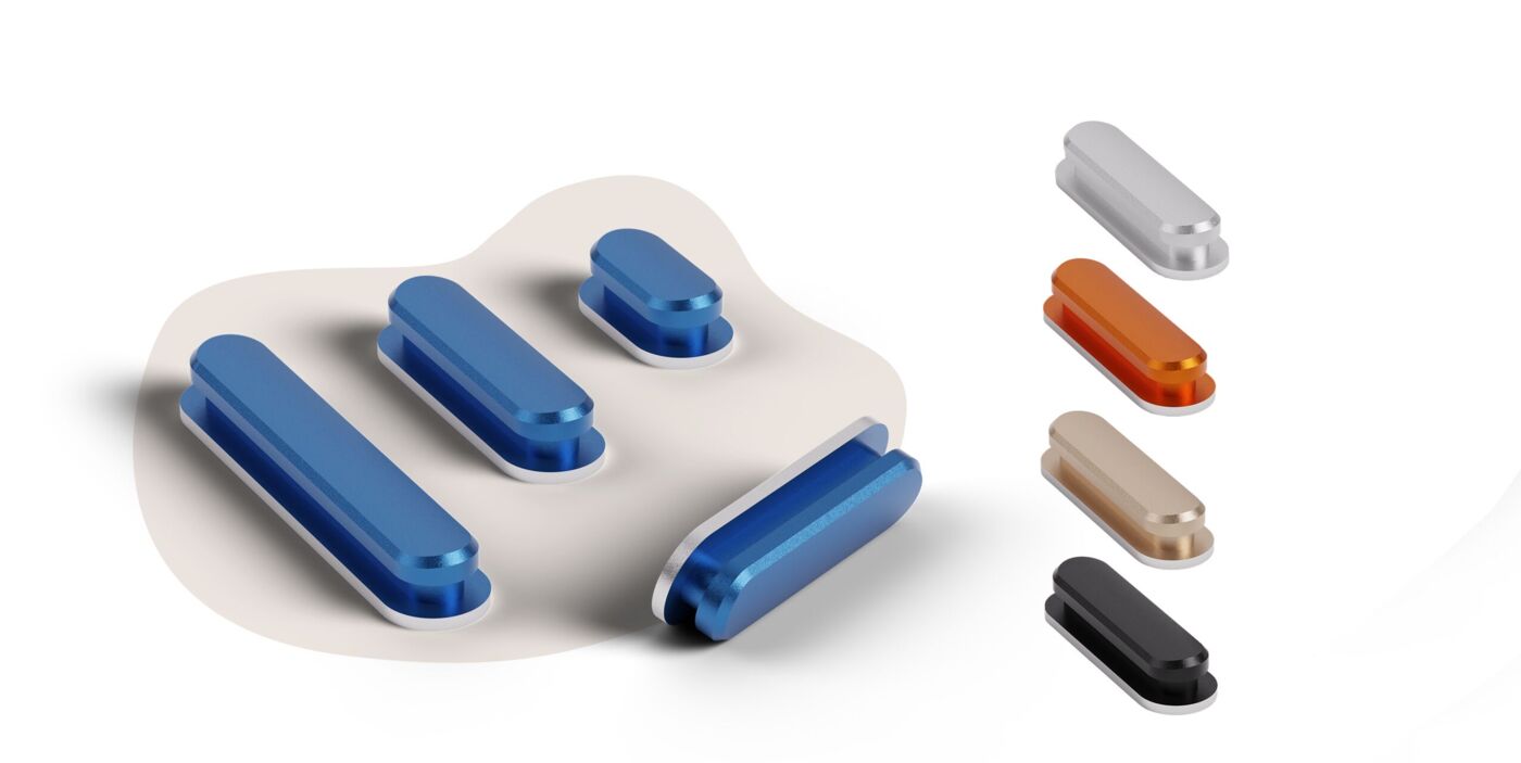 Boutons pour coque de smartphone