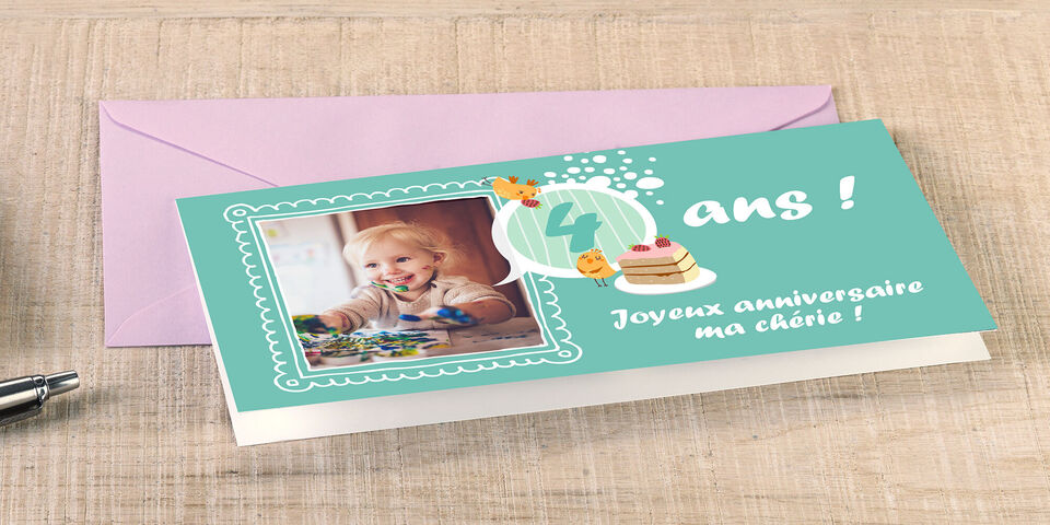 Carte d'anniversaire 25 ans à Imprimer - CARTES ANNIVERSAIRE