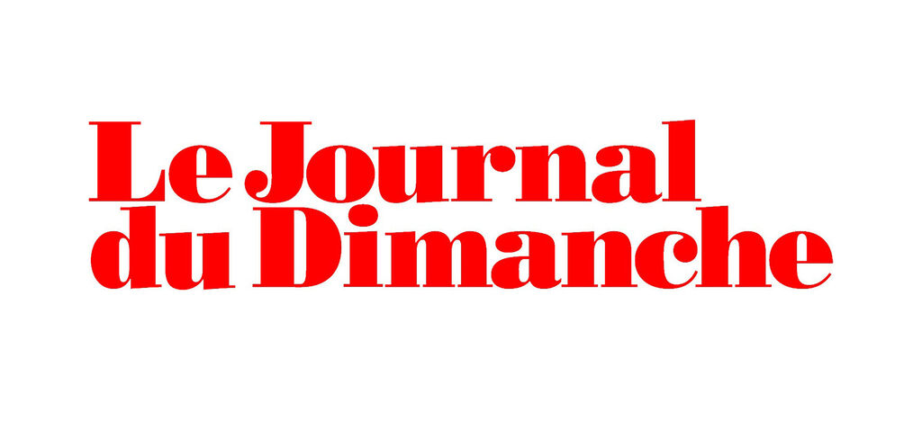 Logo rouge avec le texte 'Le Journal du Dimanche'.
