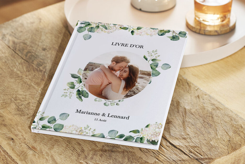 livre d'or de mariage personnalisé
