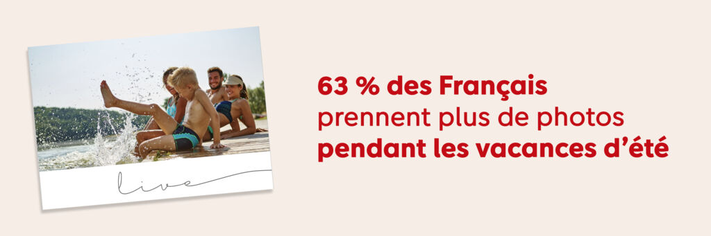 63% des Français prennent plus de photos pendant les vacances d'été