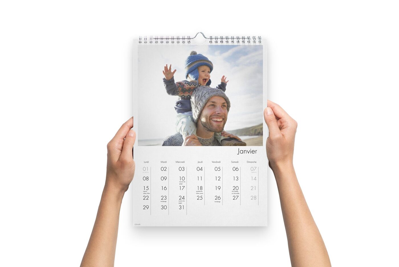 Calendrier photo A4 Portrait