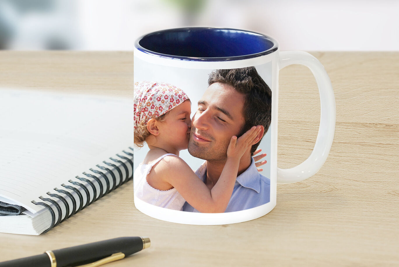 Un mug avec un doux instantané d'un câlin.