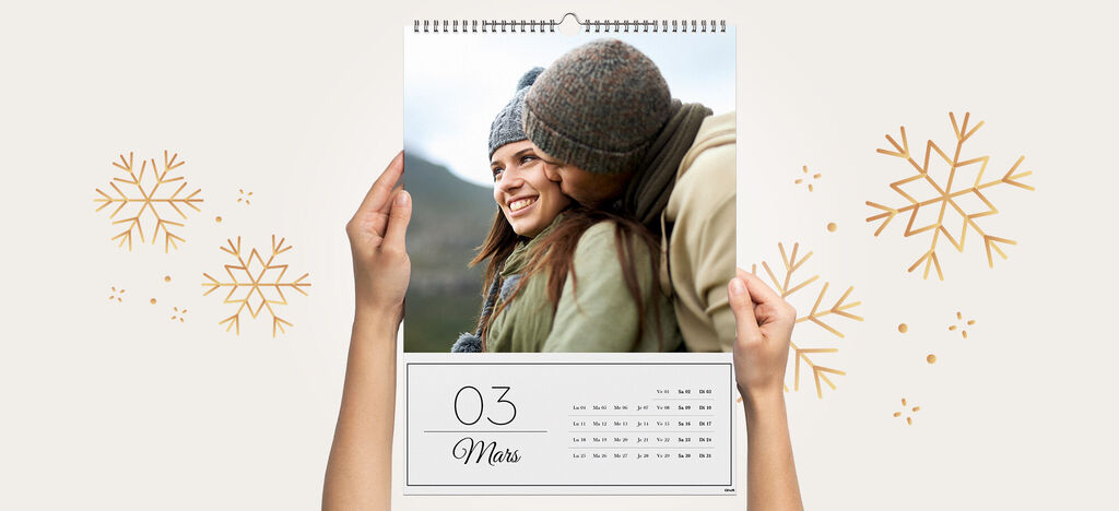 Calendrier photo mural A3 Portrait