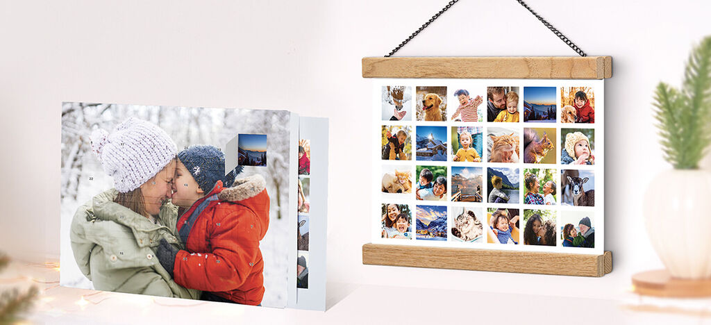 Un album photo affectueux et une toile avec des souvenirs de moments heureux en famille et entre amis