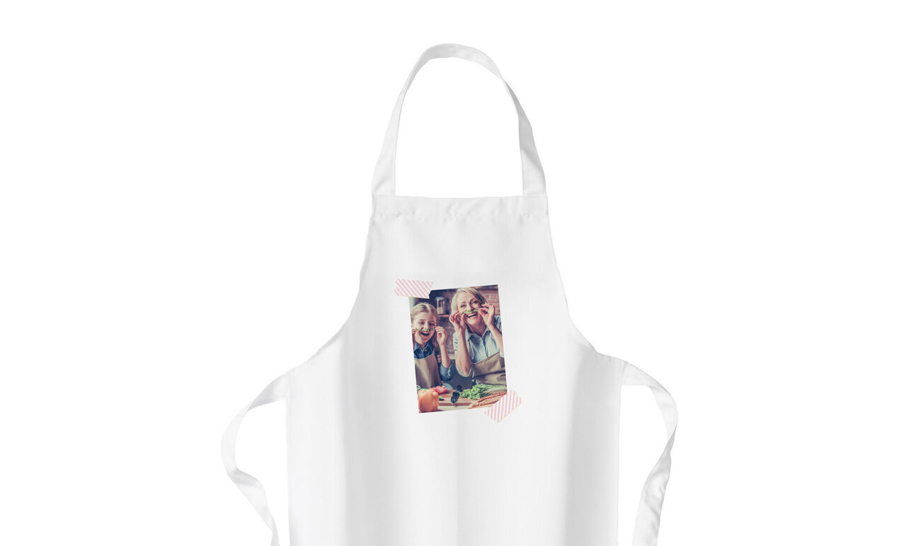 Joli-Cadeau - idée cadeau naissance : Tablier de cuisine photo imprimée