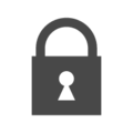 Cadenas avec ouverture à clé, symbole de sécurité.