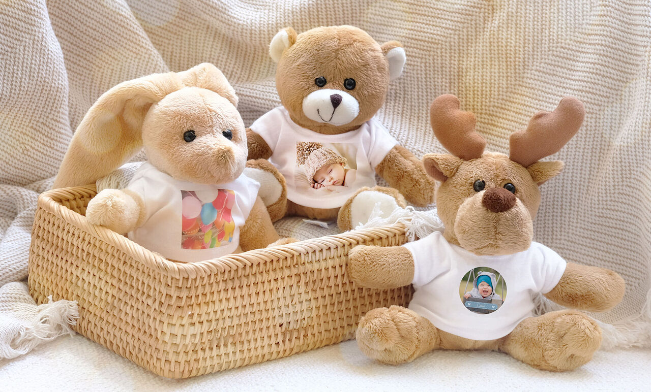 Peluche personnalisée avec photo