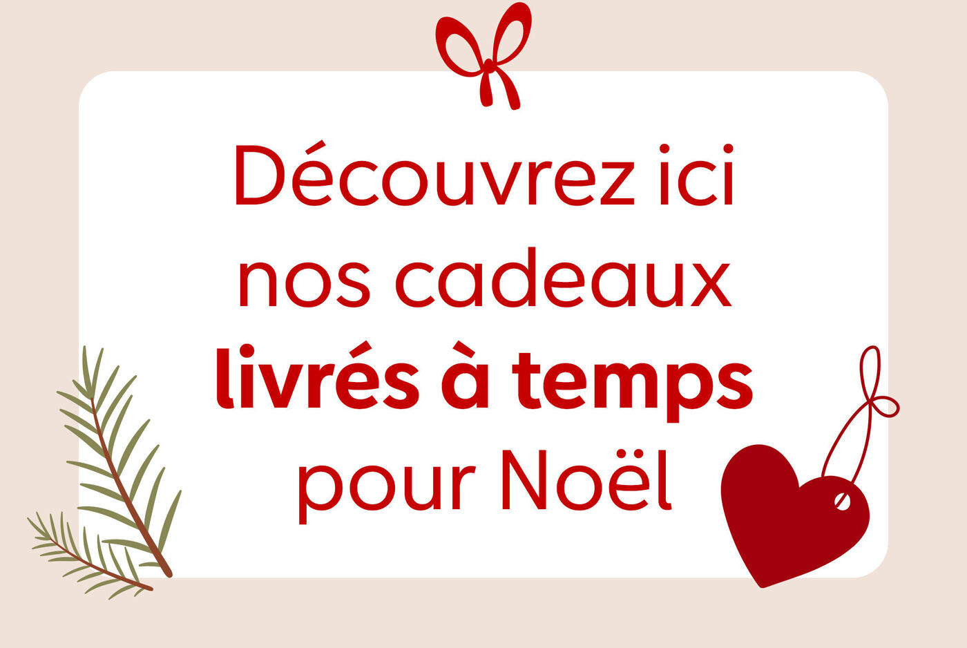 Le cadeau de Noël parfait est ici