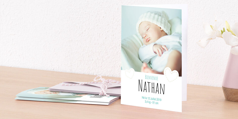 Faire part de naissance fille original et personnalisable