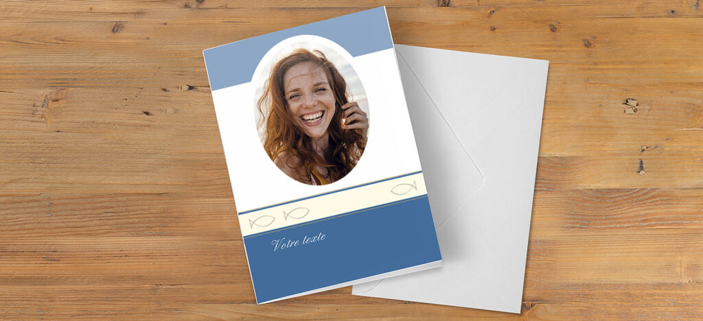 Carte de vœux au design élégant, tout en finesse