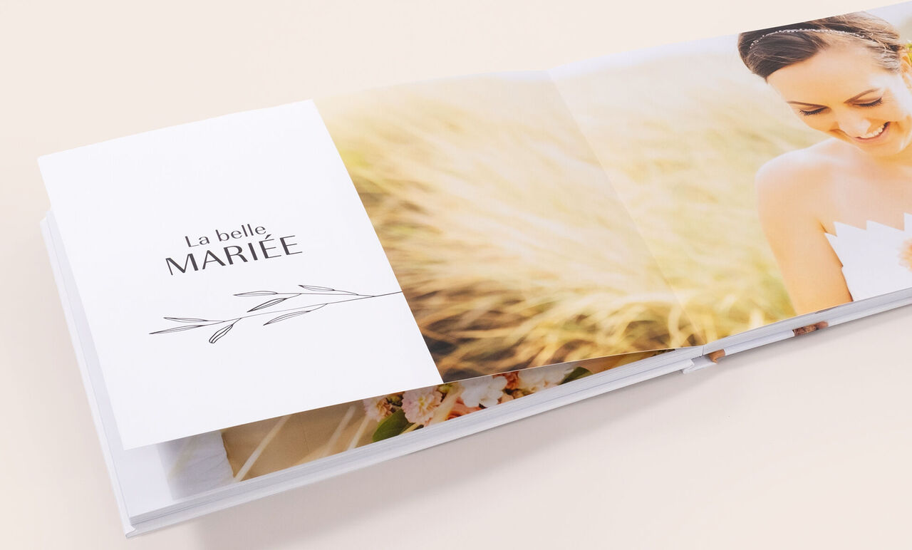 Grand Livre Photo CEWE paysage avec ouverture à plat
