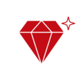 Diamant avec une étoile