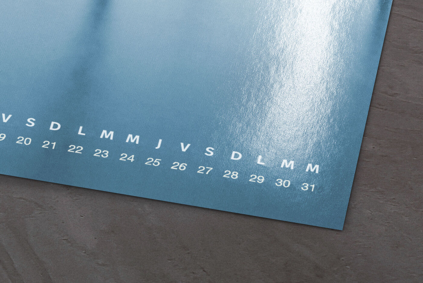 Papier de qualité pour calendrier photo personnalisé